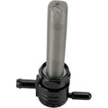 Golan Products Petcock - Black - 22mm - Straight | 76-312S-BLK