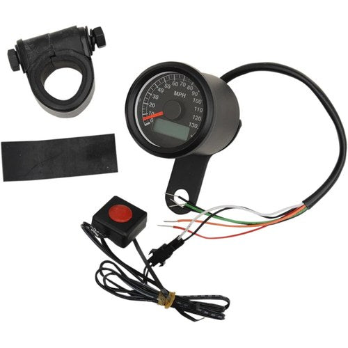 Drag Specialties 1.87"MPH Programmable Mini Electronic Speedometer | 21-6899BNU