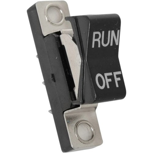 Drag Specialties Rocker Switch - Run/Off - Black | 26-0189-HC3