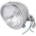 Drag Specialties Headlight with Visor 5-3/4" - Grooved | 20-0335D-BX-LB1