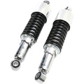 Emgo Custom Shorty Shocks w/Shroud - Chrome - Eye Lowering | 17-05700