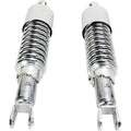 Emgo Custom Shorty Shocks w/Shroud - Chrome - Clevis Lowering | 17-05694