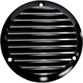 Joker Machine Derby Cover - Black - Finned - 3-Hole | 06-98TC