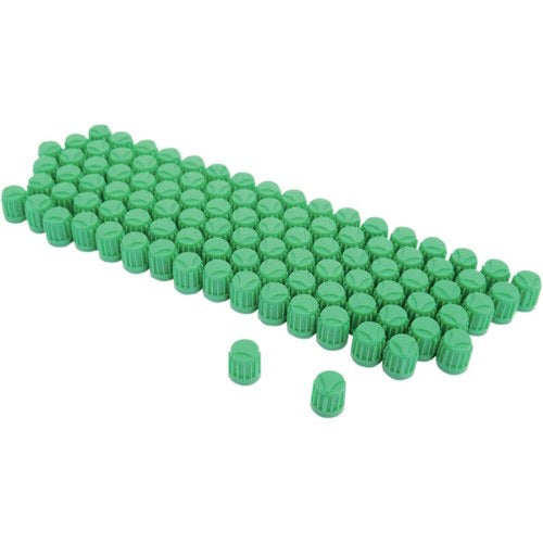 K&L Supply Valve Cap Stem - Green - 100 Pack | 32-9988