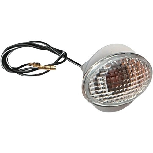 K&S Technologies Flat Oval Marker Light -Small - Clear | 25-8271
