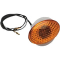 K&S Technologies Flat Oval Marker Light -Small - Amber | 25-8270