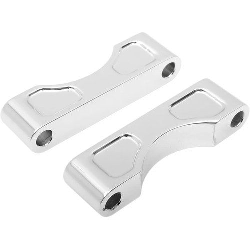Klock Werks Hugger Front Fender Mounting Blocks - Satin | KW05-01-0103-R