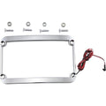 Klock Werks Lighted License Plate Frame - Chrome | KW05-01-0088-C