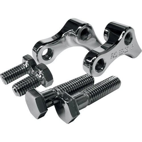 LA Choppers Rear Lowering Kit - Chrome - Lowers 1" - '95-'05 Fxd | LA-7590-01
