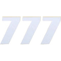 Moose Racing Race Number 7 - White - 4.5" | 80007