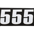 Moose Racing Race Number 5 - White - 4.5" | 80005