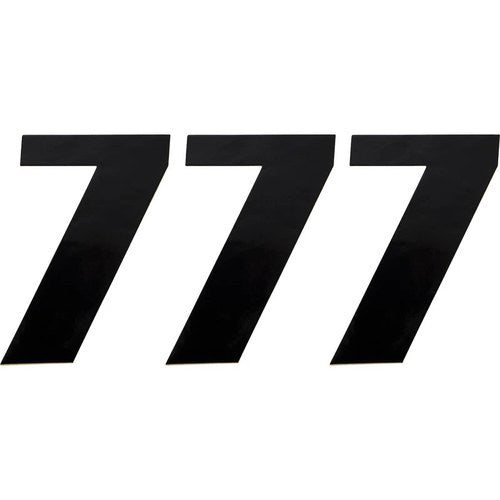 Moose Racing Race Number 7 - Black - 6" | 80117