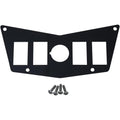 Moose Utility Division Dash Plate - Black - 4 Switch - Rzr | 100-4390-PU