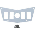 Moose Utility Division Dash Plate - White - 4 Switch - Rzr | 100-4391-PU