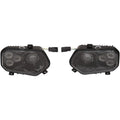Moose Utility Division LED Headlight - RZR800/900 - Black | 100-3355-PU