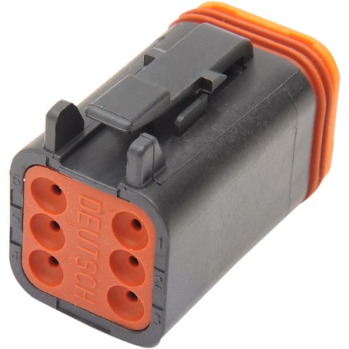 Namz Deutsch Plug - 6 Pin - Black | DP-6B