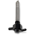 Pingel Fuel Valve - Black Chrome - 3/8" Npt - Hex | 6211-CHBLK