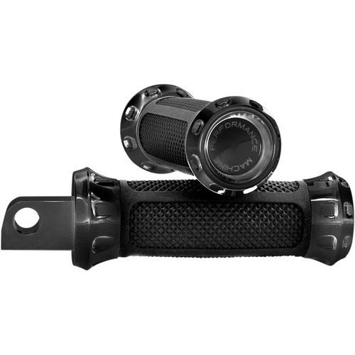Performance Machine Over Drive Footpeg - Black | 0035-1158-B