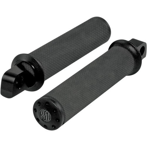 Roland Sands Design Tracker Footpeg - Black Ops - Straight | 0035-1088-SMB