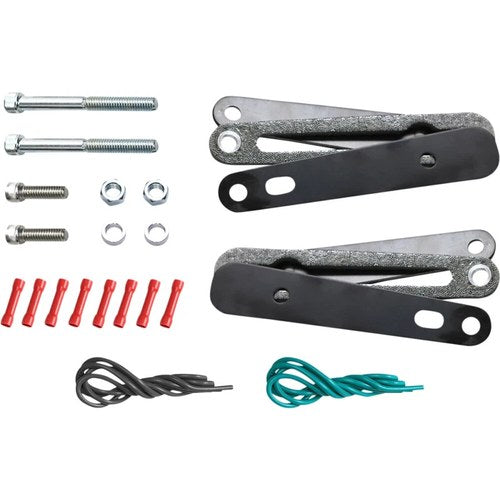 Saddlemen Turn Signal Relocation Kit - Sportster - Black | 2020-0422