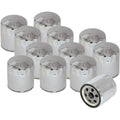S&S Cycle Oil Filter - Chrome - 12 Pack | 310-0240
