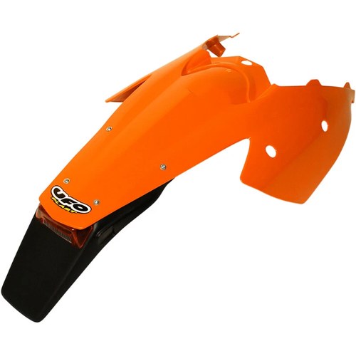 UFO Enduro Rear Fender with Light - '98-'20 KTM Orange | KT03081-127