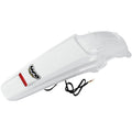 UFO Enduro Rear Fender with LED - White - '05-'16 CRF450X | HO04603-041