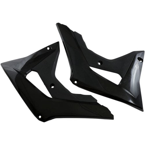 UFO Radiator Covers - CRF450R - Black | HO04682-001