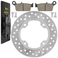 Rear Brake Disc Rotor W / Brake Pad and Disc Bolts Fits Honda XR650L 1993 - 2025