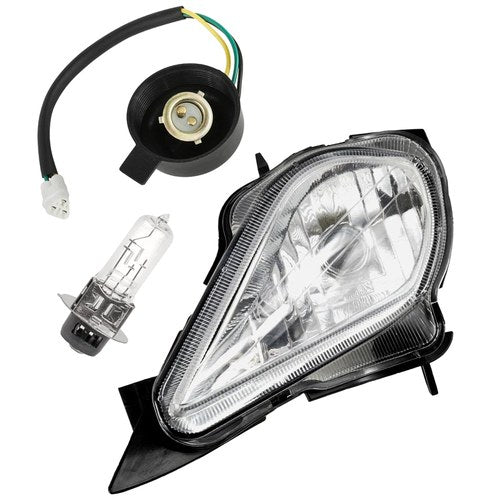 Left HeadLight Assembly Fits Yamaha Wolverine 450 YFM450F 4x4 2006-2010