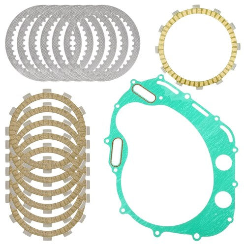 Clutch Friction Plates and Cover Gasket For Suzuki SV650 1999 2000 - 2002