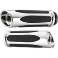 Arlen Ness - 07-052 - Deep Cut Comfort Grips, Chrome