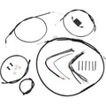 Burly Brand Extended Handlebar Cable And Brake Line Kit | B30-1231