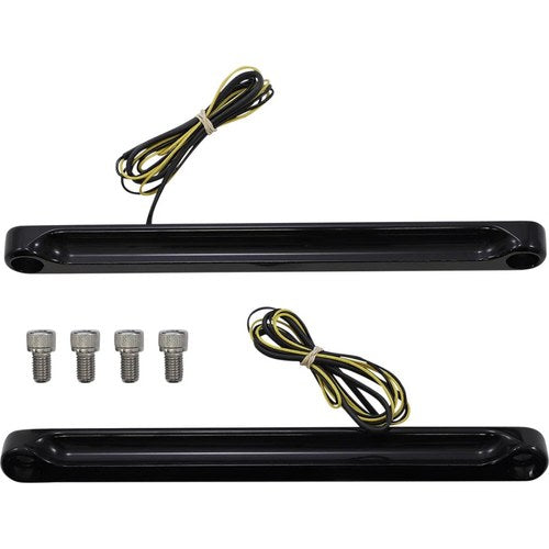 Alloy Art LED Front Signal Light - Flstc - Black/Smoke | FDH-2
