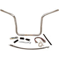 Fat Baggers Chrome 14" Rounded Top Handlebar Kit | 909414