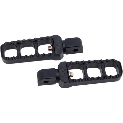 Joker Machine Passenger Peg - Serrated - Black - Narrow | 08-61-7B