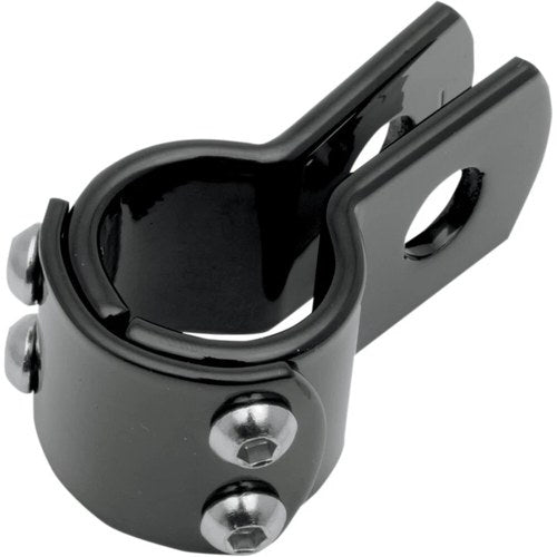 Drag Specialties Clamp Univ 3Pc 1-1/8" Blk | 77-6018B