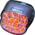 HardDrive Laydown LED Tail Light Smkd Lens w/License Plate Lens Facing Up