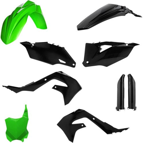 Acerbis Full Plastic Kit Kaw Green/Black | 2736291089