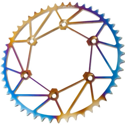 Dirt Tricks Rear Sprocket Chromoly Stl/Zir 50T-520 Chromatic Hon | CR-50-Z-C