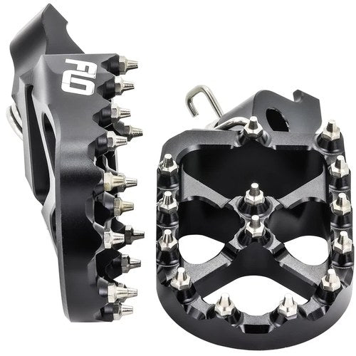 Flo Motorsports Pro Series Foot Peg, Black | FPEG-798BLK