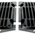 Flo Motorsports High Flow Radiator Braces, Black | FLO751BLK