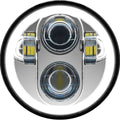 PathFinder 5-3/4in. LED Headlight, Chrome with Full Halo | HD5MCH