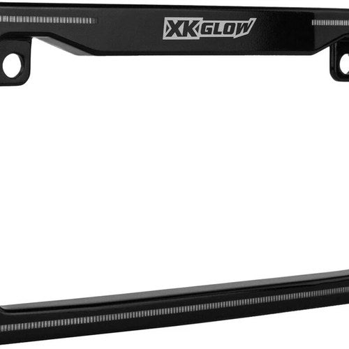XK Glow Led License Plate Frame, Black | XK034018-B