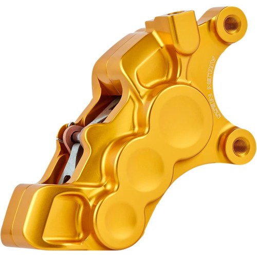 Arlen Ness 6-Piston Brake Caliper - 11.8" - Gold | 02-228
