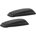 Mustang Studded Saddlebag Lid Cover (Black) Pair | 77623