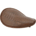 Drag Specialties Spring Low Solo Seat - Small - Gator (Brown/Black) 0806-0096