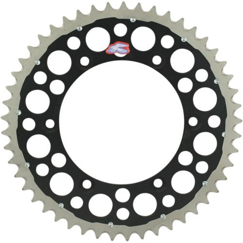 Renthal Twinring Rear Sprocket - 49-Tooth - Black | 1230-520-49GPBK