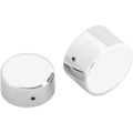 Drag Specialties Axle Caps - Chrome - Rear - 08-17 FXST/FXD | W16-0332