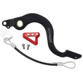 Moose Racing Rear Brake Pedal (ARM: Black / Peg: Red) 1610-0333